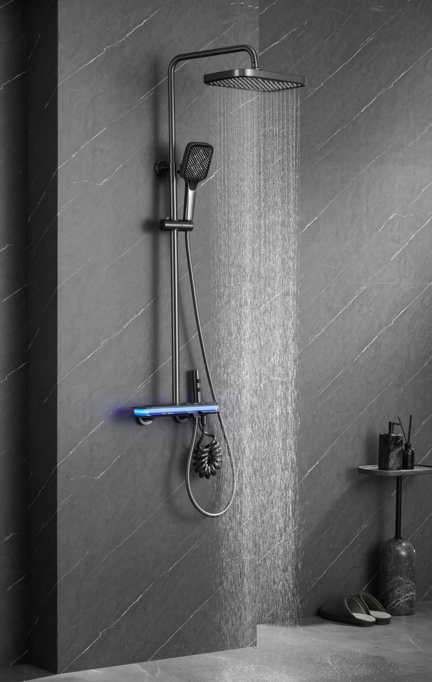 Rainfall shower system